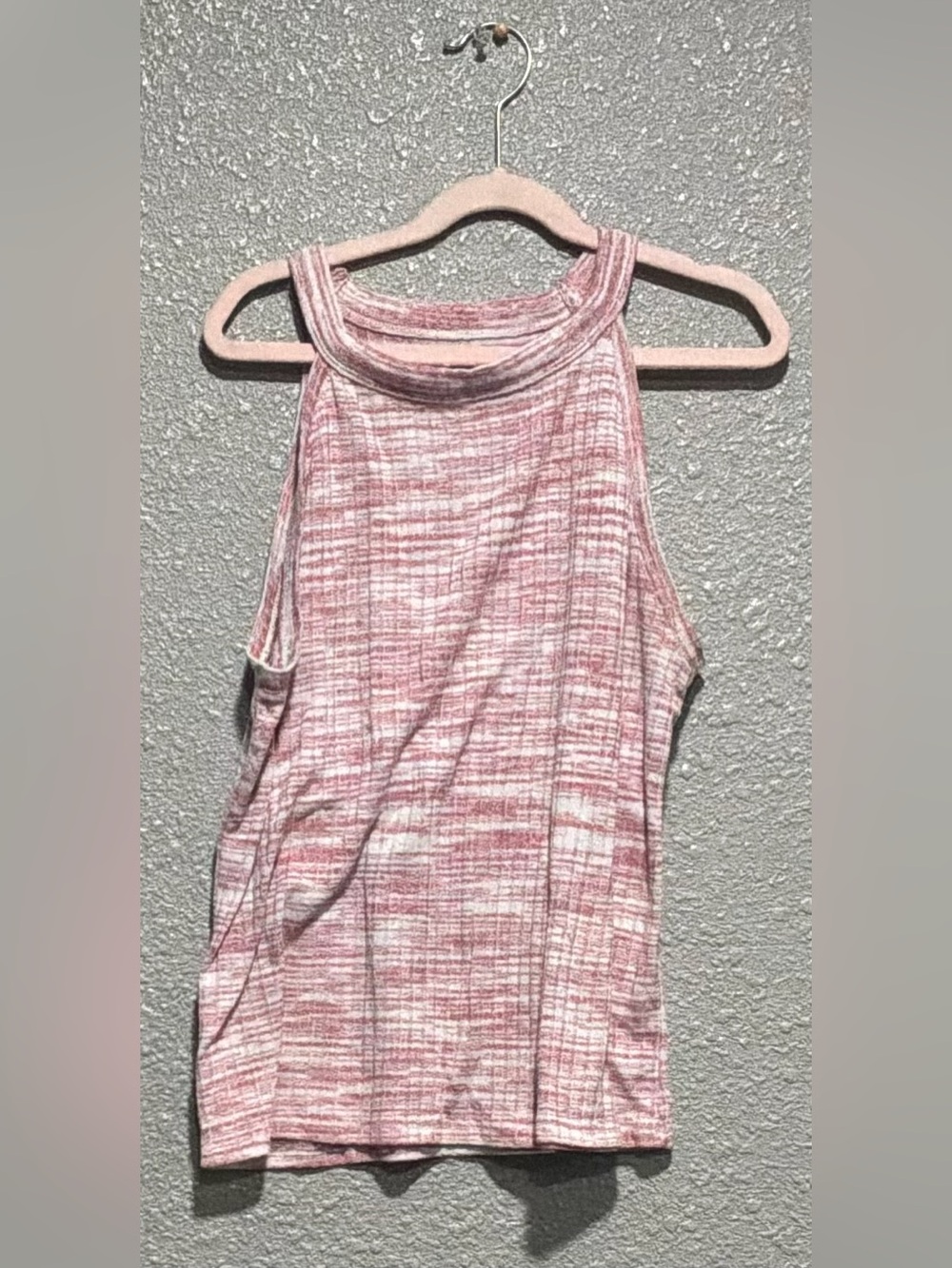 Arizona Jean Company Pink Heathered Racerback Tank
